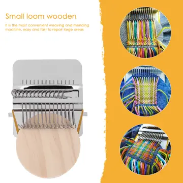 Mini Darning Loom Machine DIY Apparel Sewing Small Loom Small