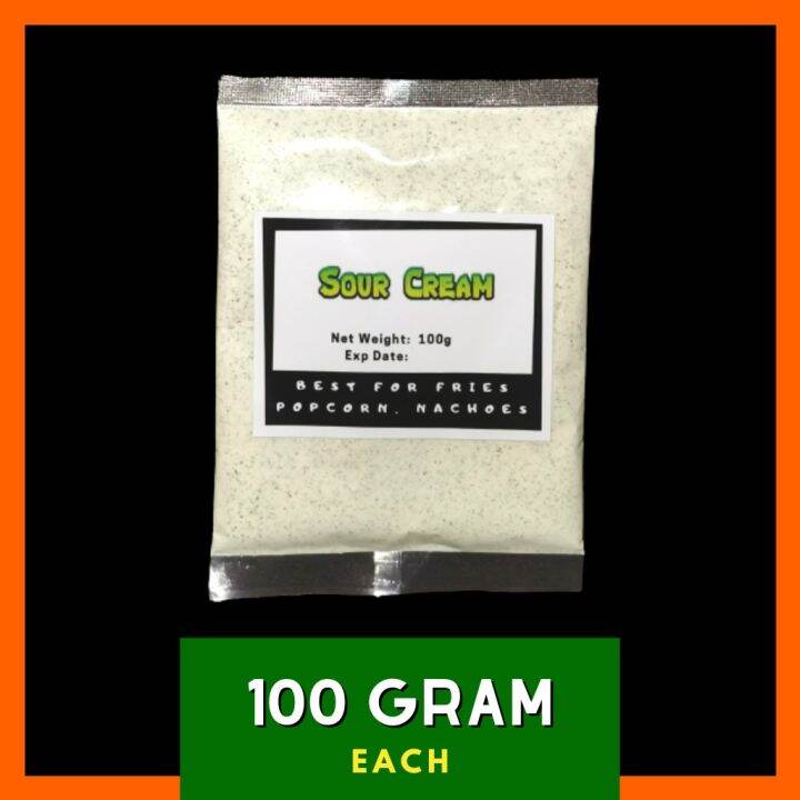 100g Sourcream Same Taste of Premium Potato Fries Powder Flavors Sour
