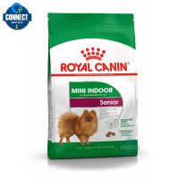 HOG อาหารสุนัข Royal Canin Mini Indoor Senior สำหรับสุนัขสูงวัย พันธุ์เล็ก เลี้ยงในบ้าน อายุ 8 ปีขึ้นไป ขนาดถุง 1 กิโลกรัม. อาหารหมา  สำหรับสุนัข