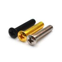 100pcs Screw for Installing Guitar Machine Head Tuning Knob Handle Tip 2.5*4.5*12/14/16MM Black/Gold/Chrome