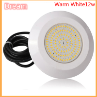 ???【จัดส่งรวดเร็ว】สระว่ายน้ำไฟ LED DC12V กันน้ำสีขาวอบอุ่นไฟดำน้ำ