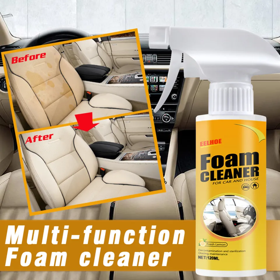 Multi-Purpose Foam Cleaner Leather Clean Wash Automoive Car