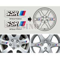 X Auto Styling 4 Velg Decoratieve สติ๊กเกอร์ไวนิลเซอรี่อุปกรณ์ตกแต่งรถยนต์ Decals VOR Ssr GTV01 GTX01ศาสตราจารย์ SP1 SP1R SP4 SP4R