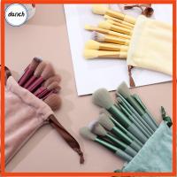 DANCH 13pcs/set เครื่องสำอาง นุ่มพิเศษ สีสดอบอุ่น มืออาชีพ เครื่องมือแต่งหน้า ชุดแปรงแต่งหน้า แปรงรองพื้นคอนซีลเลอร์ แปรงทาขอบปากอายไลเนอร์