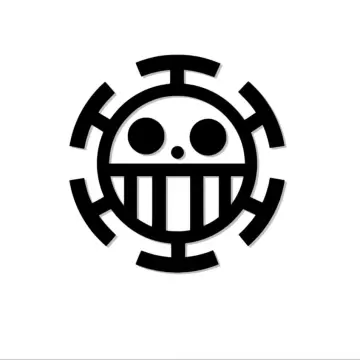 Vinyl Decal One Piece Trafalgar Law Pirate Symbol