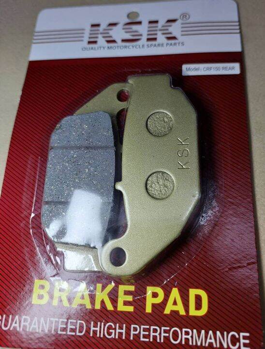 honda crf150L brake pad ksk rear front satin gold | Lazada PH