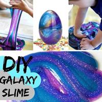 สไลม์เยลลี่โคลน Starry Sky Crystal Mud คละสีหลากสี โคลนบีบสีทำมือ