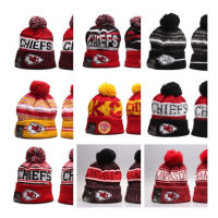 Hot Football Sport Kansas City Beanie Embroidery Rugby Chiefs Team Knitted Hats Women Men Winter Cap Warm Baggy Beanies Knit