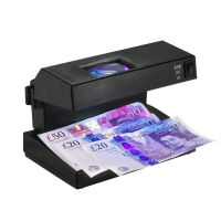 Counterfeit Money Detector เครื่องตรวจแบงค์ปลอม เครื่องตรวจธนบัตรปลอม ราคา ถูก เครื่องตรวจเงิน แสงยูวี ของแท้ 100% พร้อมไฟ UV สีม่วง &amp; สีขาว แบงค์ปลอม ตรวจล๊อตเตอรี่ เอกสาร โฉนด