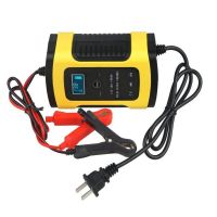 ZZOOI 12V 6A Full Automatic Charger Motorcycle Car Battery Charger All Intelligent Repair Lead Acid Storage Charger Universal Charger