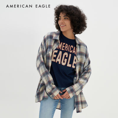 American Eagle Graphic Tee เสื้อยืด ผู้หญิง กราฟฟิค (NWTS 037-8643-410)