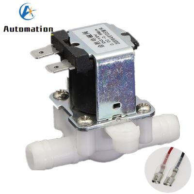 ZE180-CJ2 Water Dispenser Plastic Solenoid Valve 12mm Pipe Quick Connect DC12V AC220V DC24V Normally Open Normally Closed