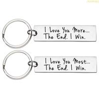 blg I Love You More Most the End I Win for Key Chain Friendship Couple Keychain Jewe 【JULY】