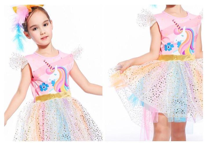 anta-shop-ชุดเดรสเด็ก-ชุดเด็กน่ารัก-ชุดยูนิคอร์น-cosplay-ชุดคอสเพยล์-unicorn-dress-ชุดเด็กยูนิคอร์น