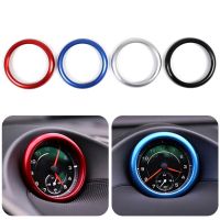 1Pc Aluminium Alloy Clock Compass Stopwatch Decoration Ring Car Interior Accessories For Porsche 718 911 Macan Cayenne Panamera Adhesives Tape