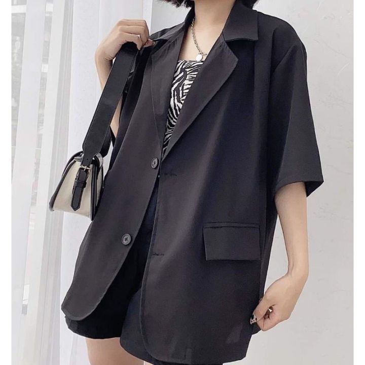 GIẢM 70% Bộ vest nữ công sở 1 cúc đẹp màu đen giá siêu rẻ - DUKI STORE |  Lazada.vn