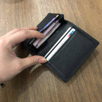 Uni Card Holder nd Designer 100 Leather Wallet Men S Business Card High Quality Sheepskin Folding Purse