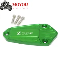 รถจักรยานยนต์ CNC เบรคอ่างเก็บน้ำฝาครอบสำหรับ KAWASAKI Z750 2010-2014 Z750 Z750โลโก้ Z750