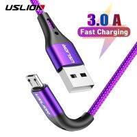 ¤ USLION 2m Micro USB Cable 3A Fast Charging Data Cable for Xiaomi Redmi 4X Samsung J7 Android Mobile Phone Microusb Charger