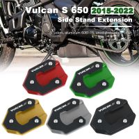 ตัวต่อขยายด้านข้าง Vulcan S 650มอเตอร์ไซค์อลูมิเนียมที่รองเท้าปั่นจักรยานสำหรับคาวาซากิ Vulcan S650 VN650 2015-2022 2018 2019 2020ฝาครอบ2021