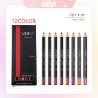 VIBELY 12 สีแมตต์ลิปสติกปากกาละเอียดอ่อนกันน้ำไม่ติดถ้วยลิปกลอสกันน้ำและทนทาน