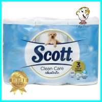 กระดาษชำระ SCOTT CLEAN CARE BABY POWDER แพ็ค6TOILET TISSUE SCOTT CLEAN CARE BABY POWDER PACK 6 **สินค้าแนะนำ**