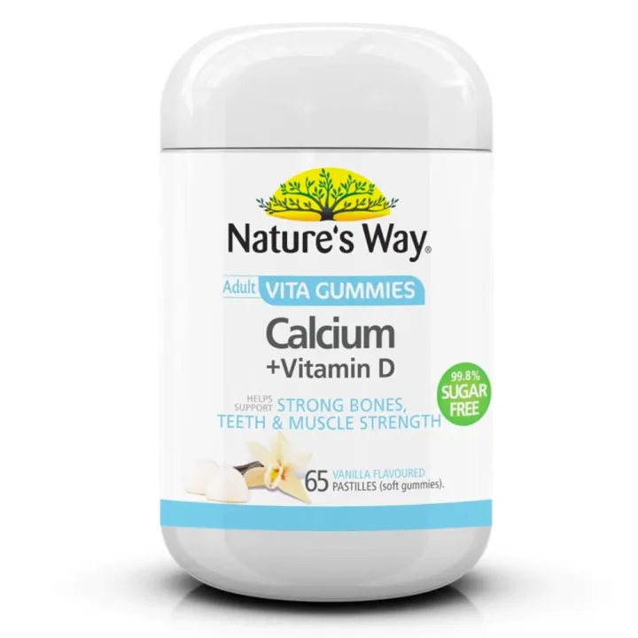 NATURE'S WAY Adult Vita Gummies Sugar Free Calcium + Vitamin D 65S