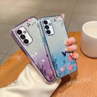 เคสโทรศัพท์สำหรับ Samsung Galaxy A34 A24 A54 M34 M14 M54 LTE 5G 4G Soft Case ซิลิโคนเคสน่ารักเหลวทรงสี่เหลี่ยมกรอบด้านหลังแบบนิ่ม