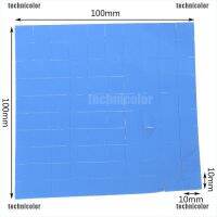 TCPH 100Pcs 10*10*0.5mm Thermal Pad GPU CPU Heatsink Cooling Conductive Silicone Pad TCC