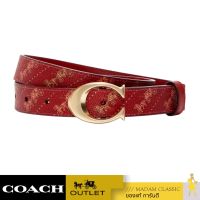 เข็มขัด COACH C7121 SIGNATURE BUCKLE BELT WITH HORSE AND CARRIAGE PRINT, 25 MM (IMBRDS)