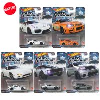 Original Hot Wheels Car 1/64 Premium Diecast Fast and Furious Porsche 718 Nissan Skyline GTR Vehicles Toys for Boys Collection