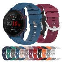 สายนาฬิกาซิลิโคนสายสำหรับการ์มิน Forerunner 255 255S 245 645 Vivoactive 4S 4S 3 Venu 2 2 Plus Watchband Correa Bracelet