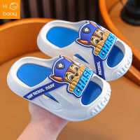 Wang Wang team summer childrens sandals and slippers new cartoon boys soft bottom outdoor indoor bath home slippers slippers