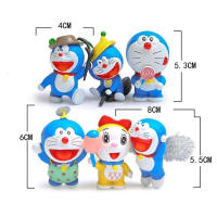 [พร้อมส่งในไทย] โมเดลโดเรม่อน Doraemon ชุด6ตัว งานPVCอย่างดี