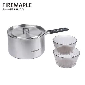 Fire Maple Antarcti Stainless Steel Backpacking Camping Kettle Bushcraft  Gear Outdoor Durable Teapot High Quality S304 1L 295g