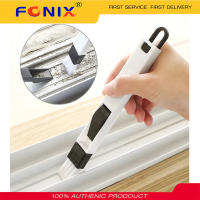 FONIX Window Groove Cleaning Brush 2 In 1 Multipurpose Computer เครื่องมือทำความสะอาดบ้าน Windows Slot Cleaner Brush Keyboard Nook Cranny Dust Shovel Track Cleaner