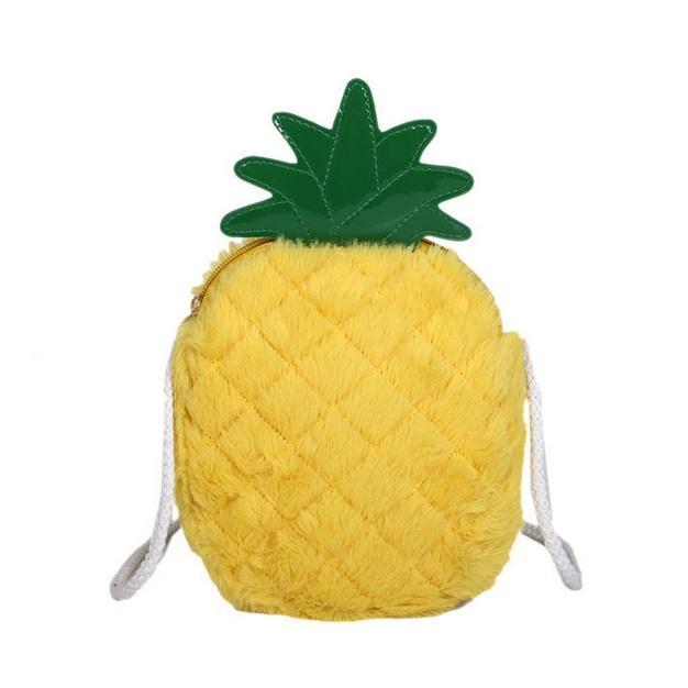 พร้อมส่ง-pineapple-crossbody-bag-กระเป๋าสะพายข้าง-ลายสัปปะรดนุ่มนิ่ม
