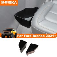 ﹍ SHINEKA Car Interior Rear Row Seat Side Storage Box Organizer Accessories For Ford Bronco 2-Door 2021 2022 UP Stowing Tidying