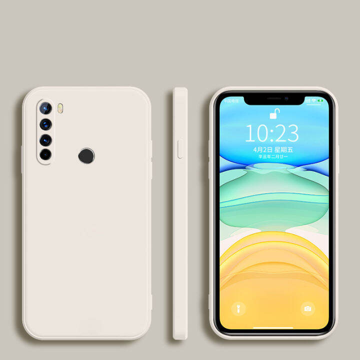 แฟชั่นเคสโทรศัพท์ซิลิโคนกรอบสี่เหลี่ยมสำหรับ-xiaomi-redmi-โน๊ต8-8-8t-9s-7-6-6-5-pro-8a-9c-9a-6a-5-a-4a-4x-ฝาหลังนิ่มสีด้าน