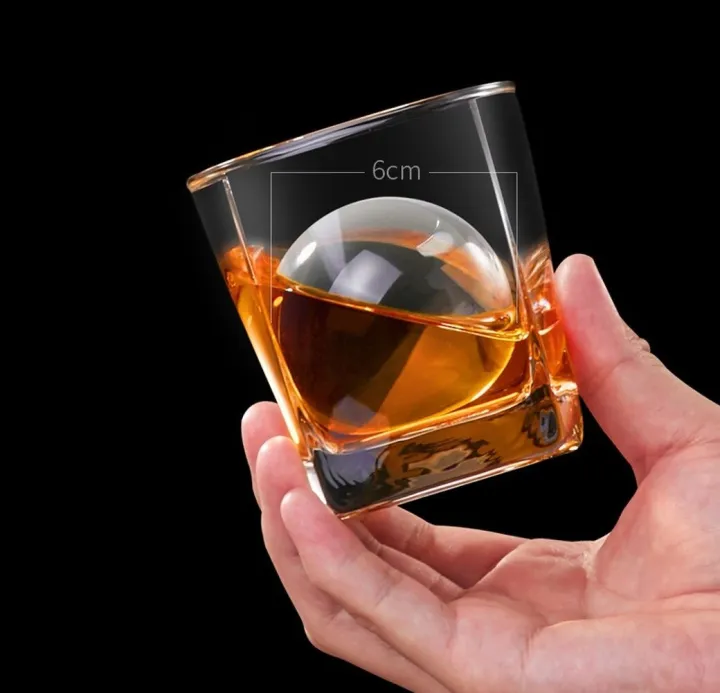 Crystal Clear Ice Ball Maker Ice Ball Press Spherical Whiskey Tray