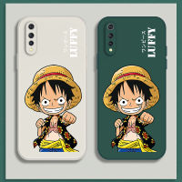 เคส Huawei Y8P Y7P Y6P Case เคสซิลิโคนเหลวการ์ตูน Luffy การ์ตูน Luffys Flocking ฝาครอบโทรศัพท์ป้องกัน