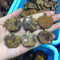 สินค้าใหม่เครื่องประดับคริสตัลแร่ธรรมชาติที่มีสีสัน Ocean Jasper Slab Apple Christmas Present