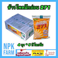 ***ขายยกลัง*** ข้าวโพดฝักอ่อน 271 ขนาด 5 กิโลกรัม ยกลัง 4 ถุง ข้าวโพดแอ้ แปซิฟิค ข้าวโพด ลอตใหม่ หมดอายุ 15/01/67 งอกดี ผลผลิตสูง ใช้ทุกพื้นที่