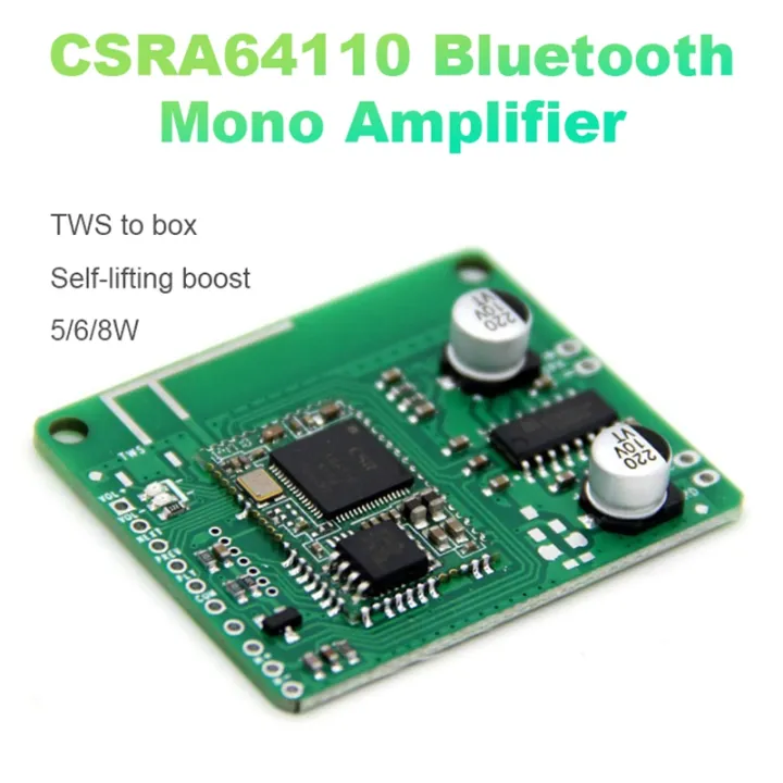 CSRA64110 Bluetooth Mono Amplifier Board TWS Function with SelfBoost