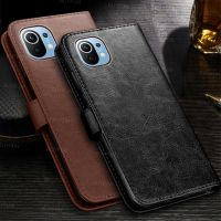 Mi11Lite Case Book Style Leather Flip For Xiaomi11 Cover Xiaomi Mi11 Mi 11 Lite My 11Lite Light 5G NE Magnetic Stand Caso Etui