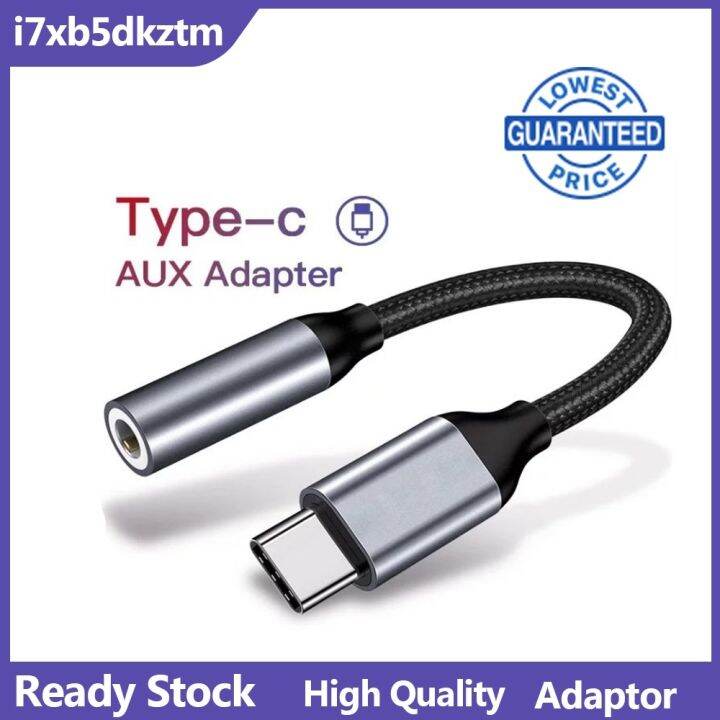 USB Type C to 3.5 MM Headphone Jack Adapter DAC TypeC 3.5MM Earphone