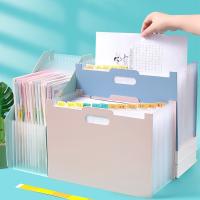 Vertical Organ Pack Examination Paper Storage and Sorting Multilayer File Folders Students with Classification Expansion Bag