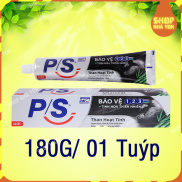 P S Kem đánh răng than hoạt tính tinh chất tre, baking soda hương thảo