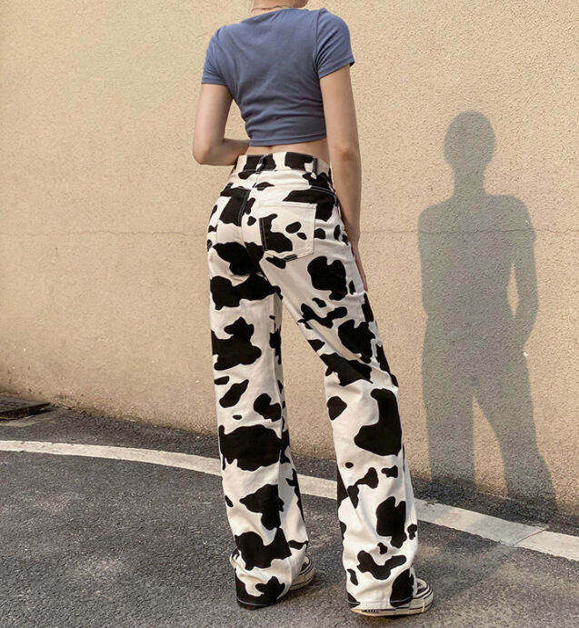 street-style-womens-clothing-2022-summer-fashion-brand-cows-pattern-printed-high-waist-straight-casual-jeans-mop-pants