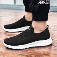 Summer Fashion Men Sneakers Breathable Men Shoes Fashion Slip On Sneakers For Men Cheap Men Loafers Shoes Without Laces